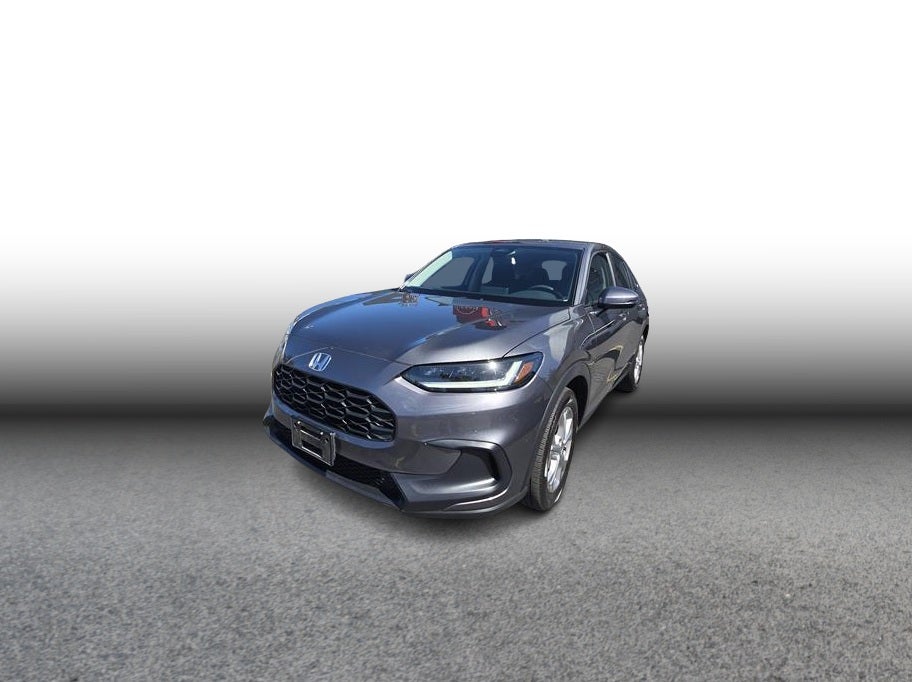2025 Honda HR-V LX Sport Utility 4D in Gray — front three-quarter view