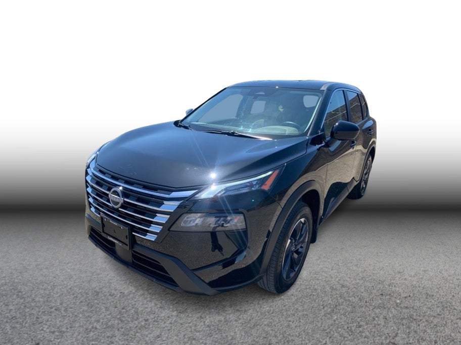 2025 Nissan Rogue SV Sport Utility 4D in Black — front three-quarter view