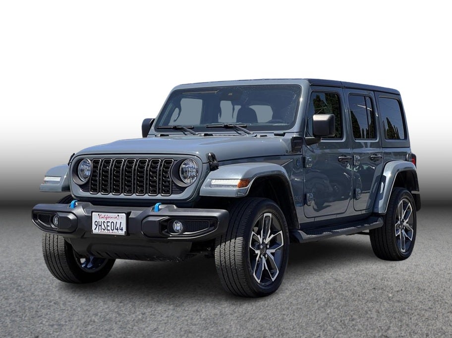 2024 Jeep Wrangler 4xe Sport S 4xe Sport Utility 4D in Graphite — front three-quarter view