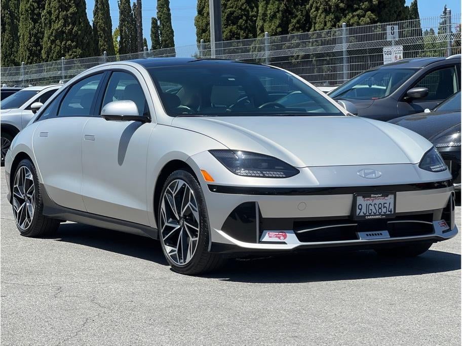 2023 Hyundai IONIQ 6 — rear three-quarter view